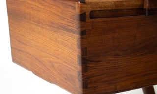 Jim Sweeney Soid Walnut Desk, California Studio Craft
