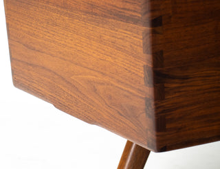 Jim Sweeney Soid Walnut Desk, California Studio Craft