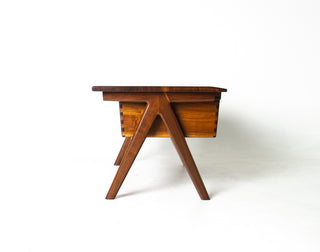 Jim Sweeney Soid Walnut Desk, California Studio Craft
