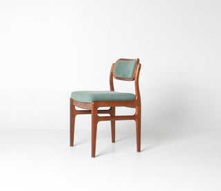Set of Six Johannes Andersen for Uldum Møbelfabrik Teak Dining Chairs