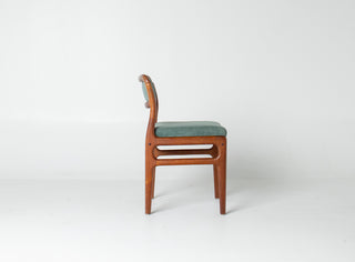 Set of Six Johannes Andersen for Uldum Møbelfabrik Teak Dining Chairs