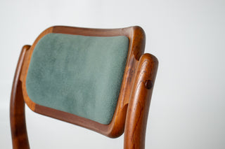 Set of Six Johannes Andersen for Uldum Møbelfabrik Teak Dining Chairs