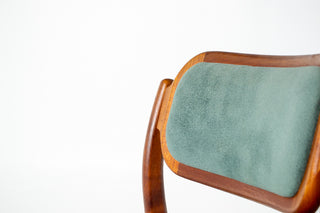 Set of Six Johannes Andersen for Uldum Møbelfabrik Teak Dining Chairs
