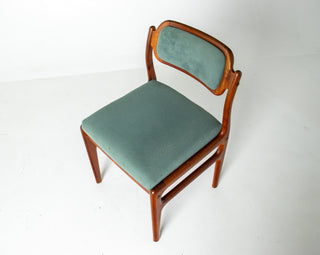 Set of Six Johannes Andersen for Uldum Møbelfabrik Teak Dining Chairs