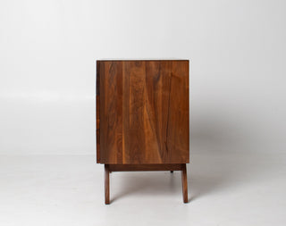 Solid Walnut Three Drawer Dresser by Ace-Hi with splayed legs
