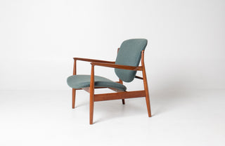 Finn Juhl Model 136 Lounge Chair for France & Son Circa 1950's