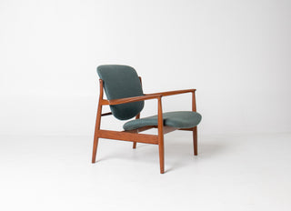 Finn Juhl Model 136 Lounge Chair for France & Son Circa 1950's