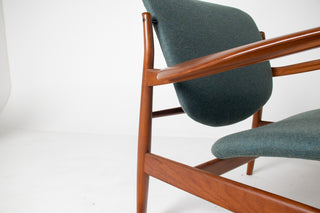 Finn Juhl Model 136 Lounge Chair for France & Son Circa 1950's