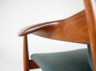 Finn Juhl Model 136 Lounge Chair for France & Son Circa 1950's
