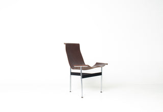 Set of 6 Katavolos, Littell & Kelley for Laverne “T” Dining Chairs in Oxblood Leather