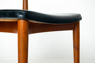 Set of Four Knud Færch Teak Dining Chairs, Model 532 - Custom Upholstery Available