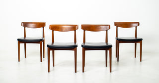 Set of Four Knud Færch Teak Dining Chairs, Model 532 - Custom Upholstery Available