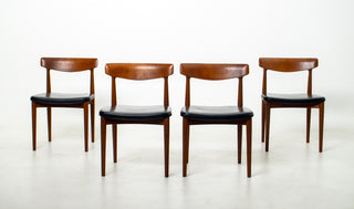 Set of Four Knud Færch Teak Dining Chairs, Model 532 - Custom Upholstery Available