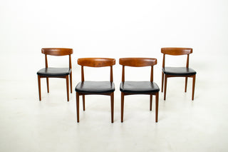 Set of Four Knud Færch Teak Dining Chairs, Model 532 - Custom Upholstery Available