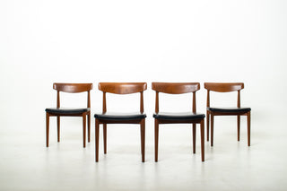 Set of Four Knud Færch Teak Dining Chairs, Model 532 - Custom Upholstery Available