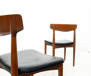 Set of Four Knud Færch Teak Dining Chairs, Model 532 - Custom Upholstery Available