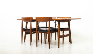 Set of Four Knud Færch Teak Dining Chairs, Model 532 - Custom Upholstery Available