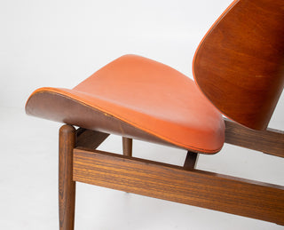 Seymour James Weiner for Kodawood Clam Shell Set of Four Dining Chairs