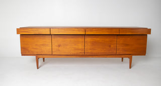 Ib Kofod Larsen Teak Mid Century Credenza for Faarup Møbelfabrik Model 66