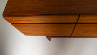 Ib Kofod Larsen Teak Mid Century Credenza for Faarup Møbelfabrik Model 66
