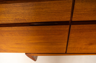 Ib Kofod Larsen Teak Mid Century Credenza for Faarup Møbelfabrik Model 66