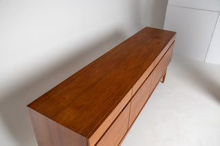 Ib Kofod Larsen Teak Mid Century Credenza for Faarup Møbelfabrik Model 66