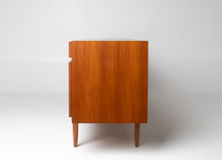 Ib Kofod Larsen Teak Mid Century Credenza for Faarup Møbelfabrik Model 66