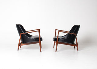 Rare Pair of Vintage Elizabeth Lounge Chairs by Ib Kofod Larsen