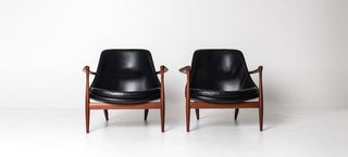 Rare Pair of Vintage Elizabeth Lounge Chairs by Ib Kofod Larsen