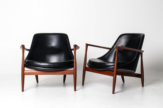 Rare Pair of Vintage Elizabeth Lounge Chairs by Ib Kofod Larsen