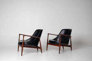 Rare Pair of Vintage Elizabeth Lounge Chairs by Ib Kofod Larsen
