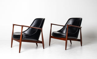Rare Pair of Vintage Elizabeth Lounge Chairs by Ib Kofod Larsen