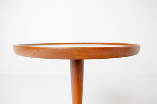 Hans C. Andersen Mid-Century Modern Side Table in White – Artex Denmark, 1960s