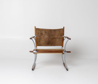 In Process: Stokke Rosewood & Suede Lounge Chair by Jens H. Quistgaard for Nissen Langaa