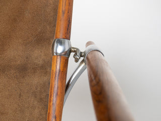In Process: Stokke Rosewood & Suede Lounge Chair by Jens H. Quistgaard for Nissen Langaa