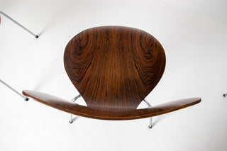 Set of 4 Arne Jacobsen for Fritz Hansen Series 7 Chairs in Rosewood Model 3107