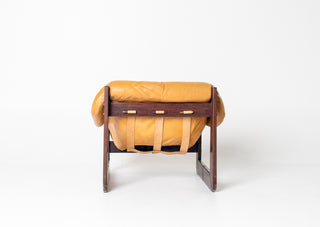 In Process: Pair of Percival Lafer MP-97 Brazilian Leather Lounge Chairs
