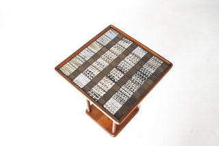 Jane & Gordon Martz Square Tile Side Table in Walnut