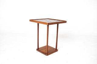 Jane & Gordon Martz Square Tile Side Table in Walnut