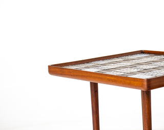 Jane & Gordon Martz Square Tile Side Table in Walnut
