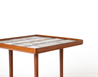 Jane & Gordon Martz Square Tile Side Table in Walnut