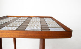 Jane & Gordon Martz Square Tile Side Table in Walnut