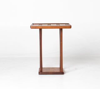 Jane & Gordon Martz Square Tile Side Table in Walnut