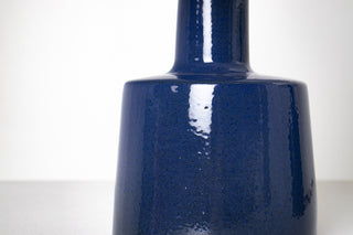 Gordon & Jane Martz for Marshall Studios — Pair of Cobalt Blue Glazed Ceramic Table Lamps