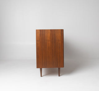 Milo Baughman Double Tambour Door Credenza for Glenn of CA