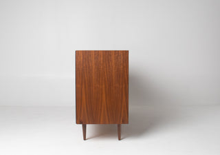 Milo Baughman Double Tambour Door Credenza for Glenn of CA