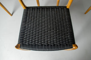 Set of Ten Niels Otto Møller Model 78 and Model 62 Dining Chairs in Tiger Maple