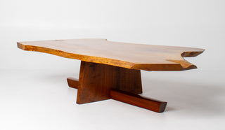 Nakashima Studio Craft  Minguren I Coffee Table Table in English Walnut & Black Walnut