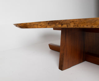 Nakashima Studio Craft  Minguren I Coffee Table Table in English Walnut & Black Walnut