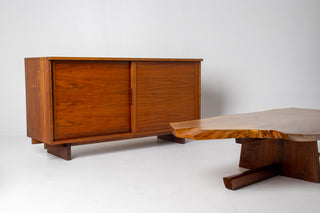 Nakashima Studio Craft  Minguren I Coffee Table Table in English Walnut & Black Walnut